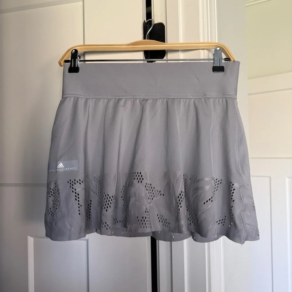 adidas Stella McCartney Court Floral Skirt Women‎ gray workout stretch